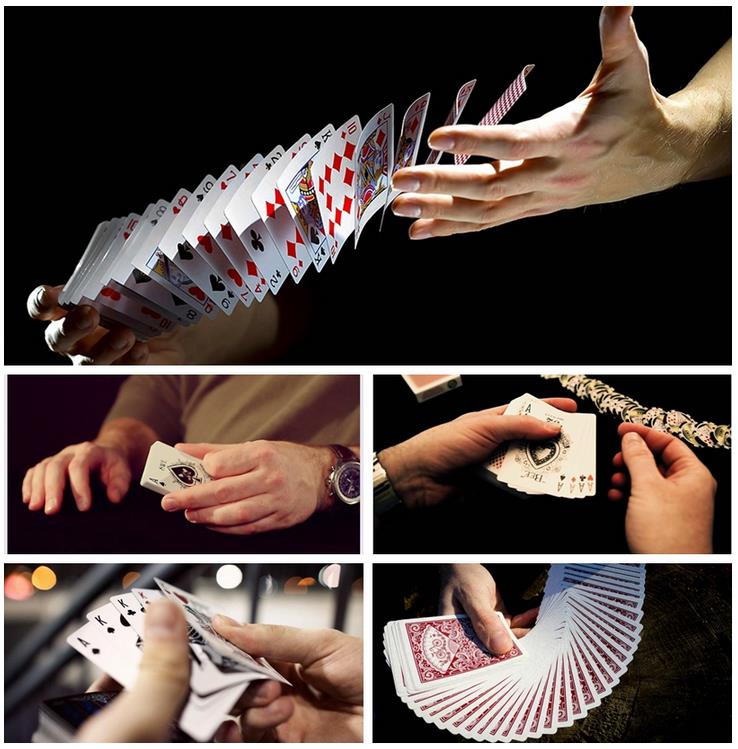 魔术图片—扑克手法 图1